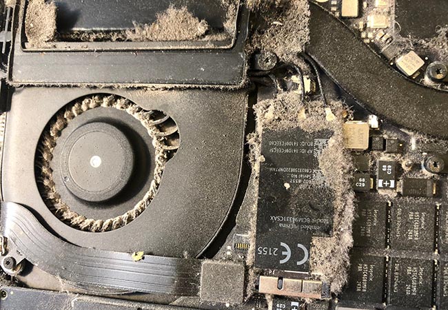 Free MacBook dust cleaning - Calgary Mac Repiar - Apple Expert